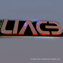 Acrylic Changeable Led Trim Channel Letter Desk Sign Display LED Marquee Letters